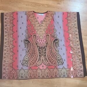 Elegant Pink and Black Kimono